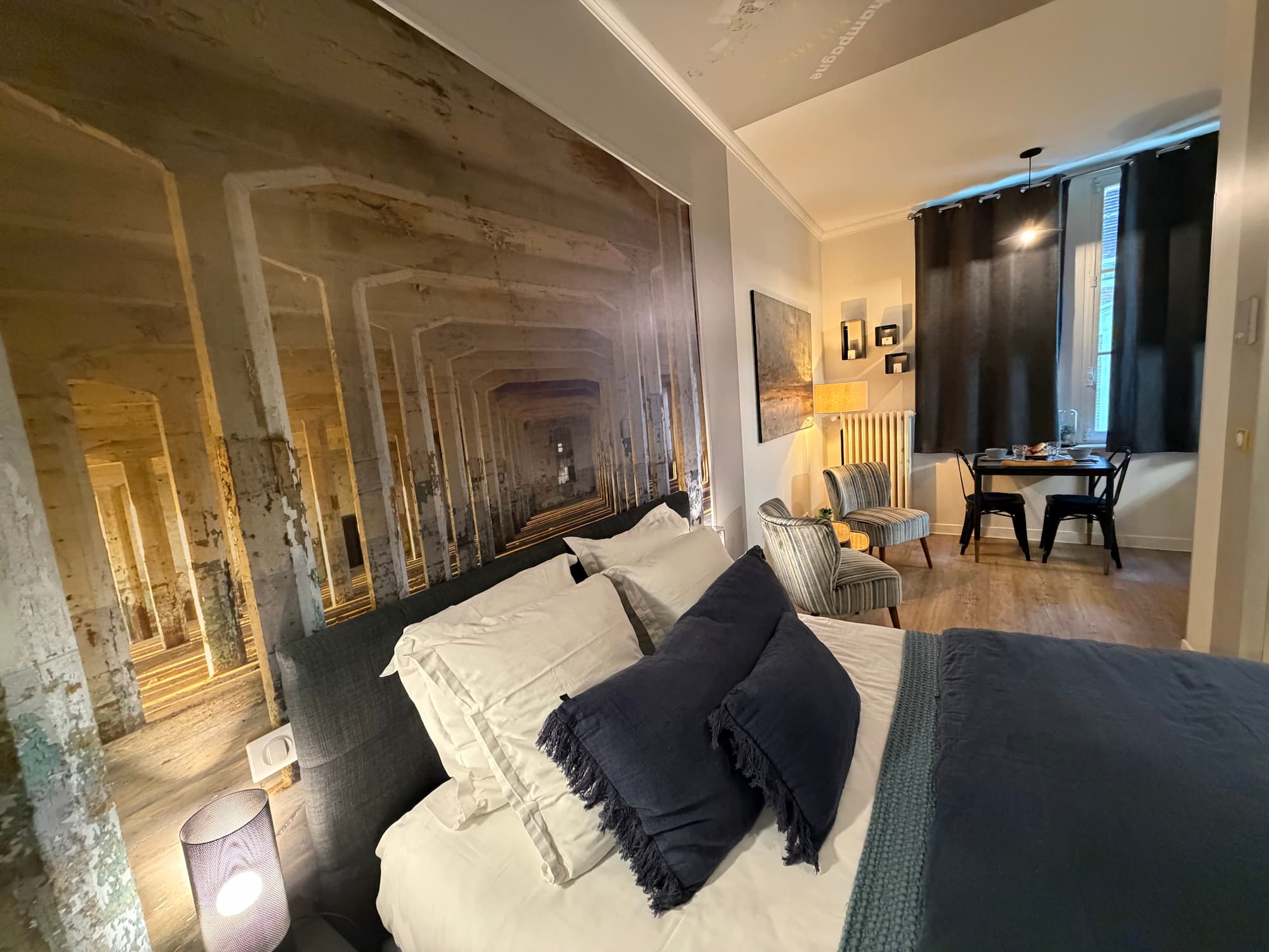 retro design Deco et lit RD